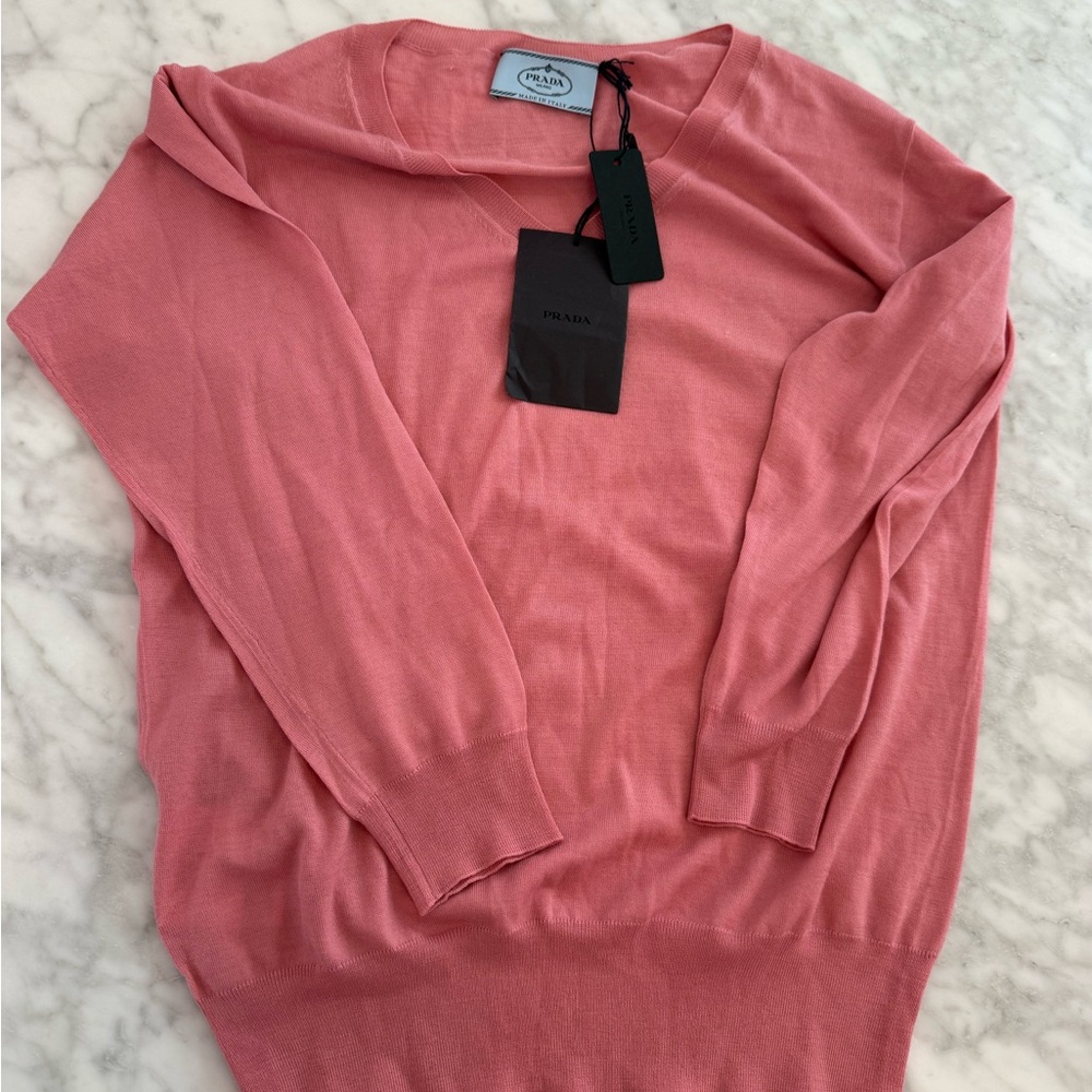 Pink Prada blouse size 38